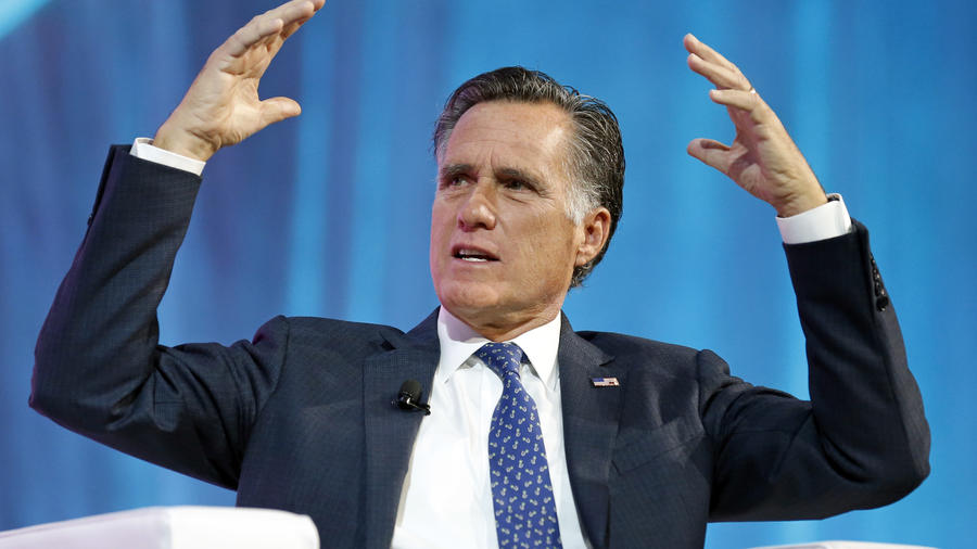 El ex candidato republicano Mitt Romney en una conferencia en Salt Lake City el 19 de enero del 2018. 