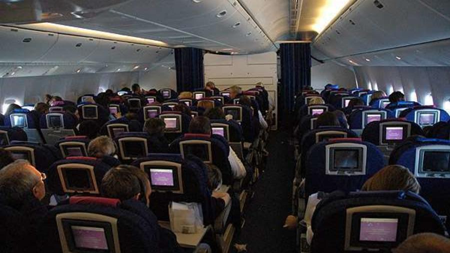 Interior de una aeronave de British Airways.