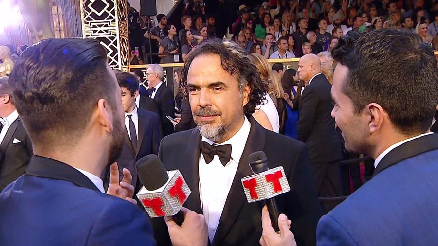 Alejandro G Iñárritu en los premios Oscar 2016