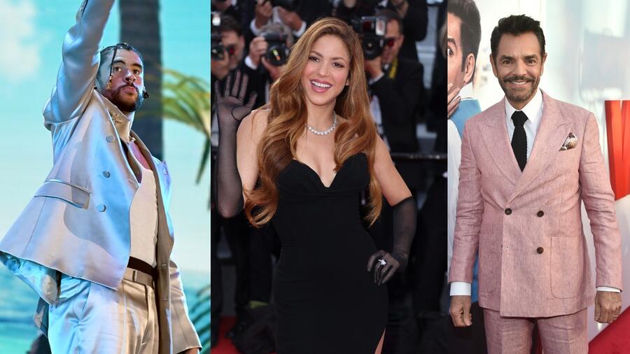 Bad Bunny, Shakira y Eugenio Derbez son algunos de los famosos que han logrado sobresalir.
