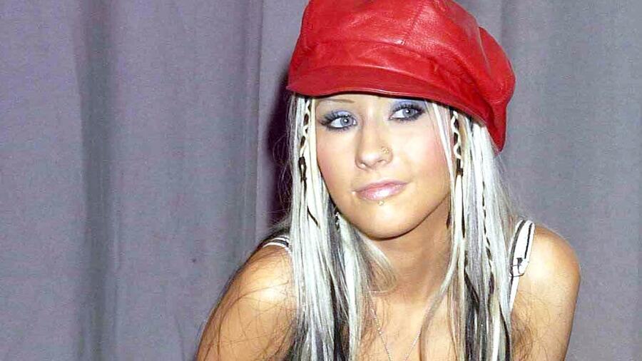 Christina Aguilera en 2002 cuando lanzó su álbum 'Stripped'.