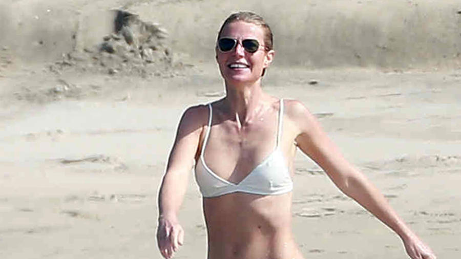 Gwyneth Paltrow luce su cuerpo en bikini a los 43 años