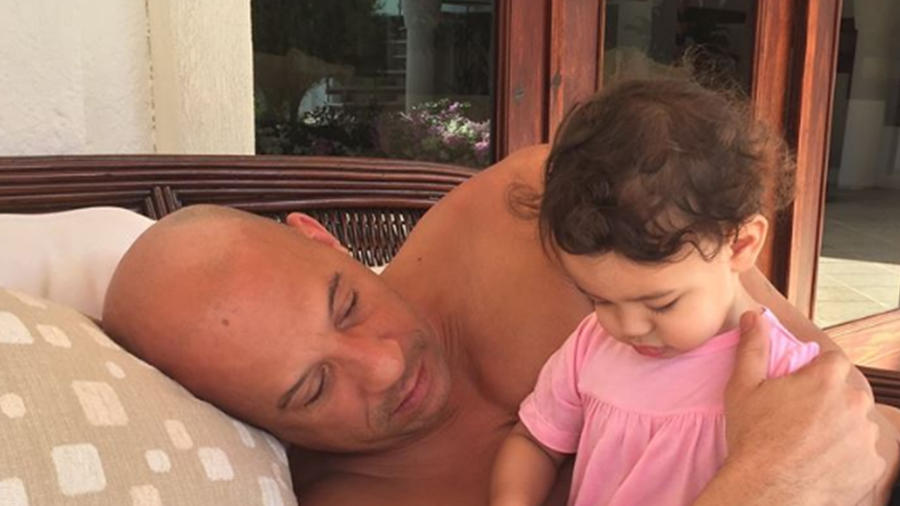 Vin Diesel enamora a sus fans con una adorable foto junto a su hijita Pauline