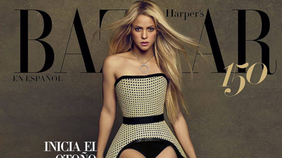 Shakira en portada de revista Bazar