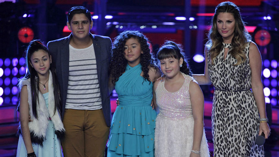 Team Rubio en la semifinal de La Voz Kids