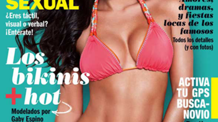 Gaby Espino en portada de revista Cosmopolitan