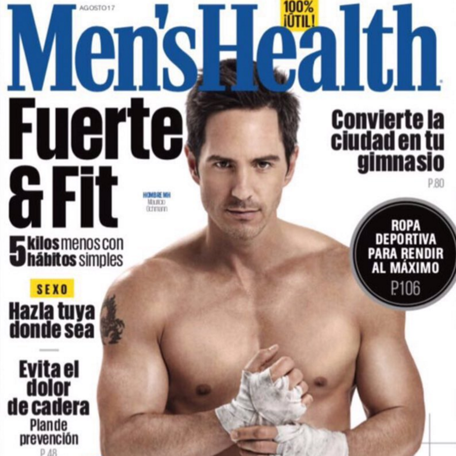 Mauricio Ochmann en la portada de la revista Men's Health.