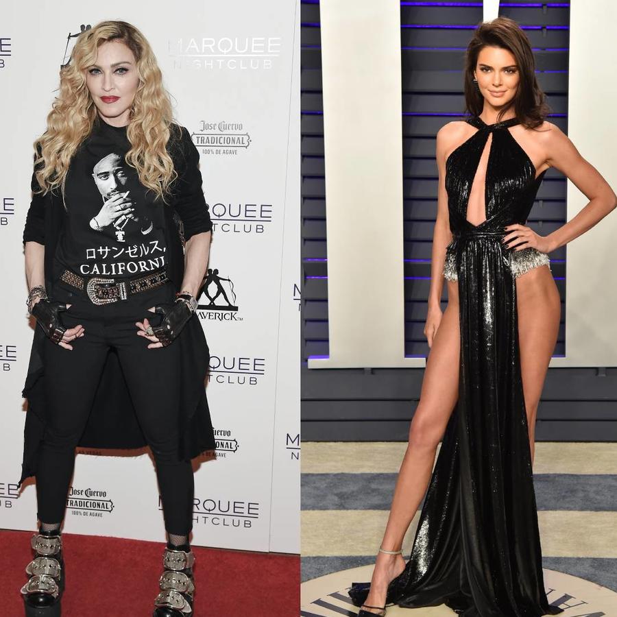 Madonna, Ariana Grande, Kendall Jenner