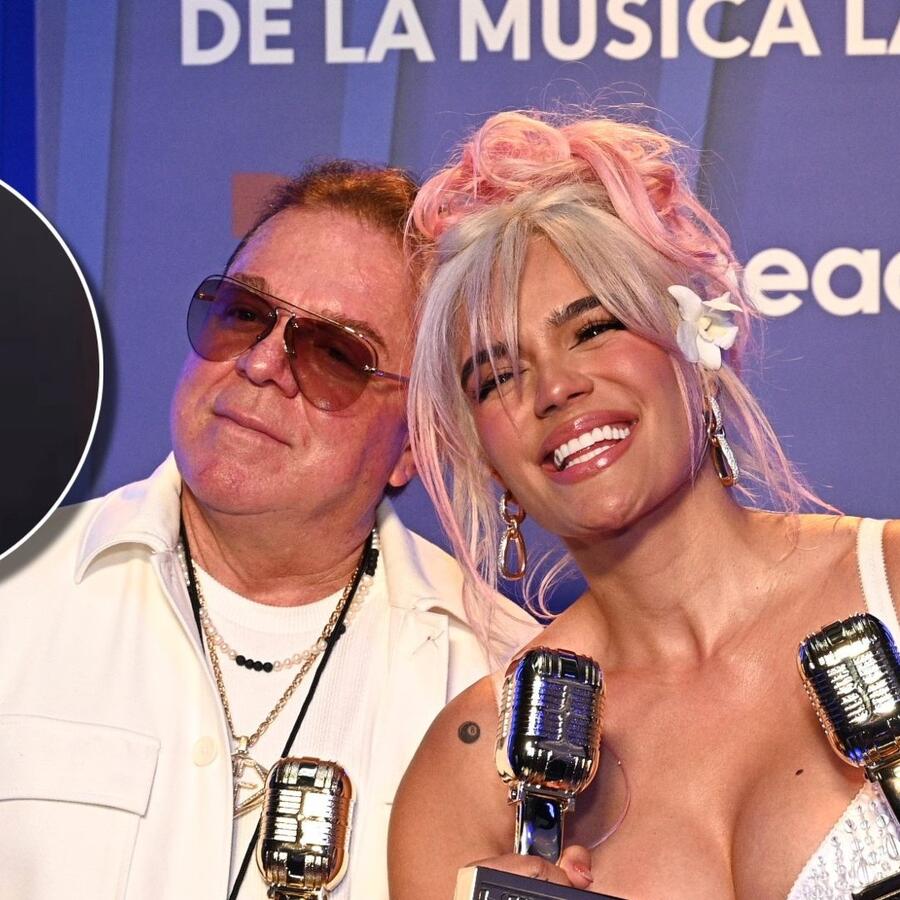 Anahí rinde homenaje a Karol G en concierto de RBD en Colombia / Guillermo Giraldo y Karol G en los Billboard Latin Music Awards 2023
