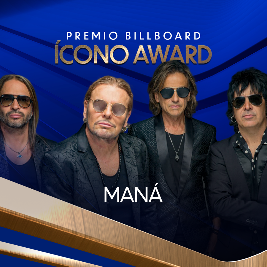 Maná será reconocido con el premio 'Billboard ĺcono'a