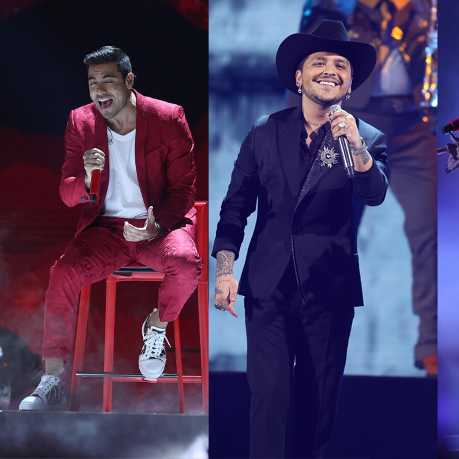 Reik, Carlos Rivera, Christian Nodal y Karol G en sus presentaciones de los Premios Billboard 2021