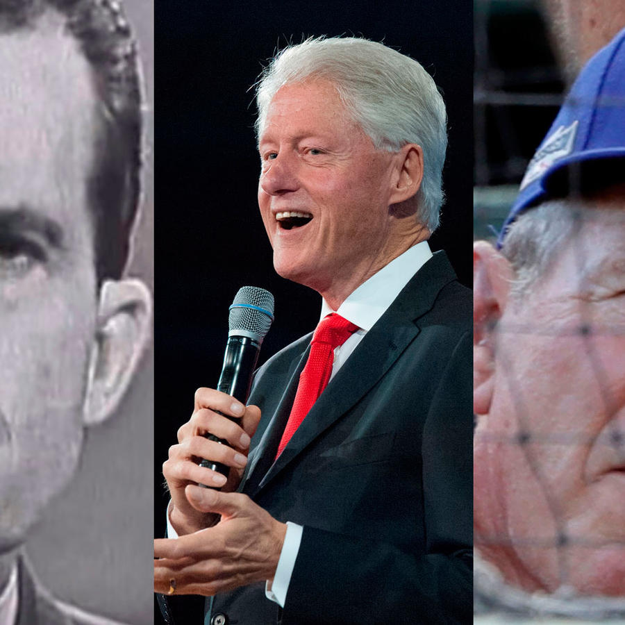 Richard Nixon, Bill Clinton, George W Bush