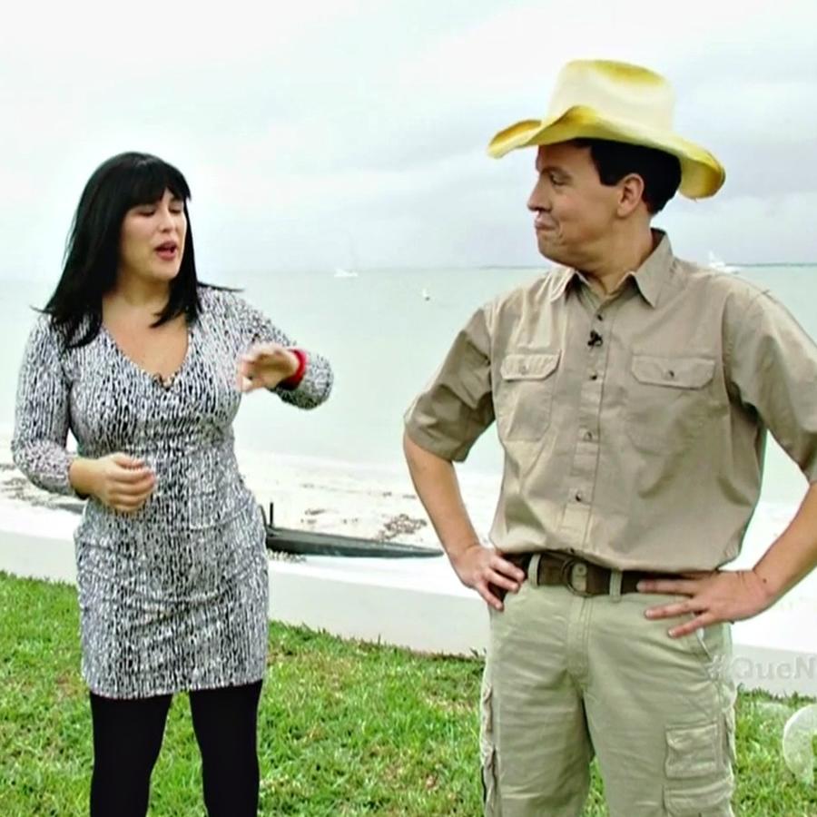‘Al Flojo Vivo’ entrevista al caza cocodrilos más famoso de Miami en "¡Qué Noche!"