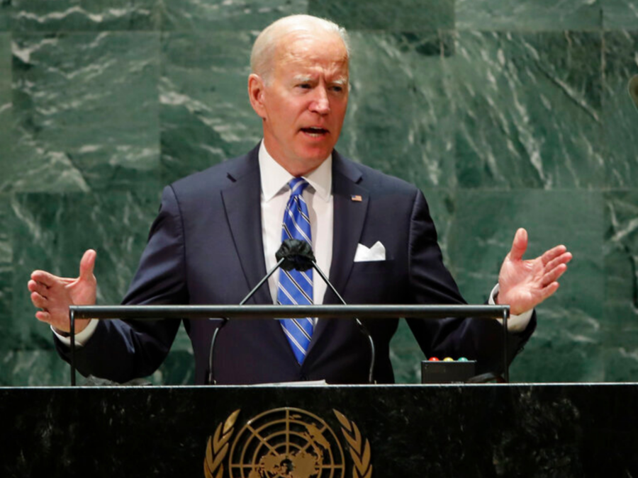 El presidente, Joe Biden, ante la ONU.