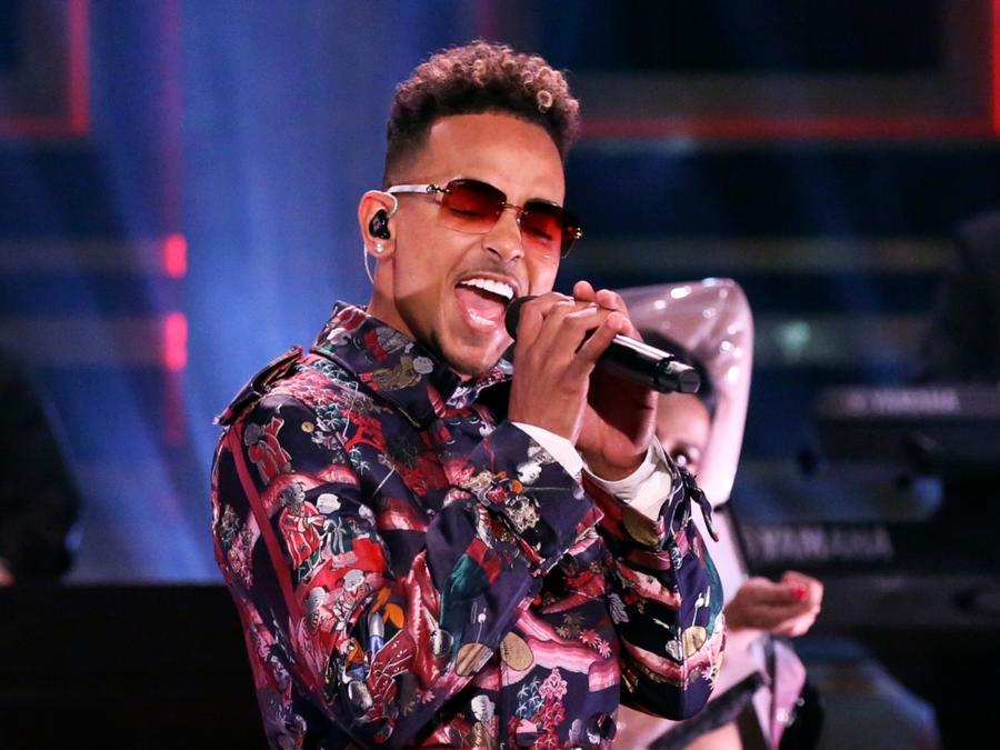 Ozuna performs at "The Tonight Show starring Jimmy Fallon"