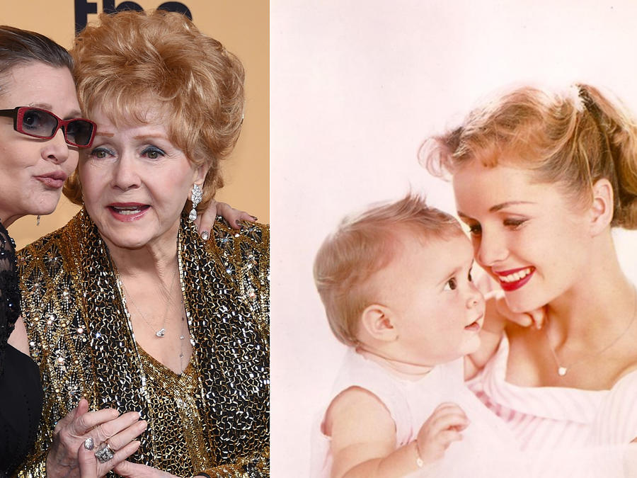 Las fotos más tiernas de Debbie Reynolds y Carrie Fisher 