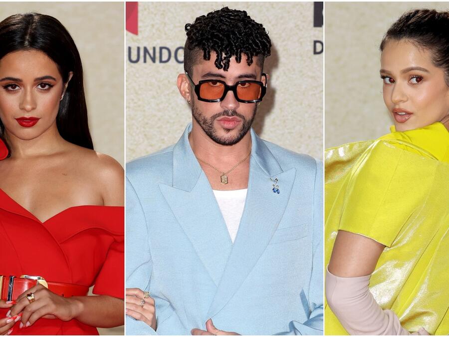 Camila Cabello, Bad Bunny y Rosalía en la alfombra roja de los Premios Billboard de la Música Latina 2021