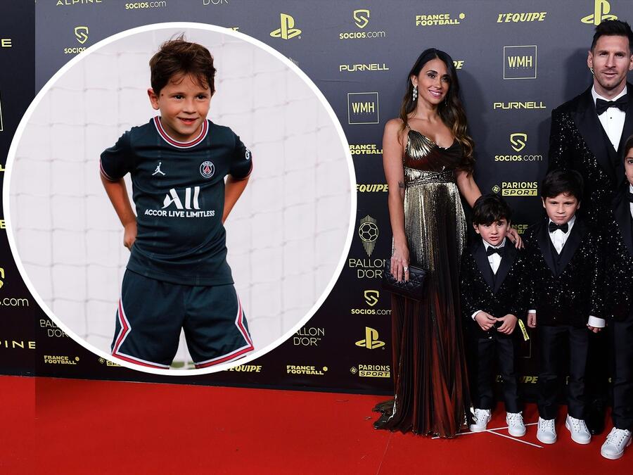 Mateo, el hijo de Lionel Messi, festejó su cumpleaños 7.