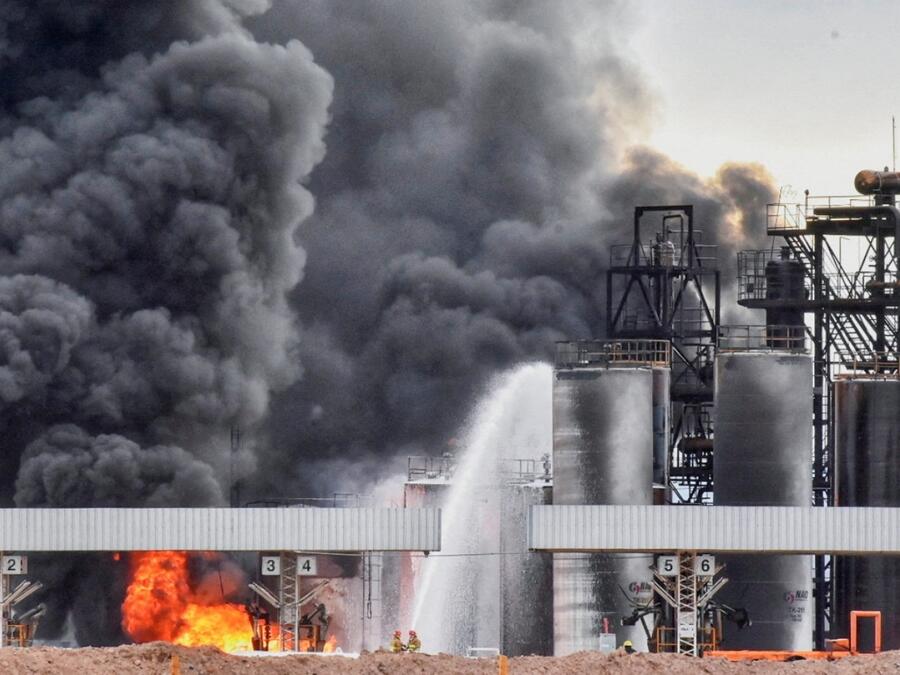 Explosión en refinería de Argentina