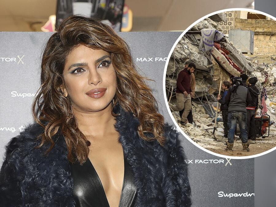 Priyanka Chopra y más famosos muestran su apoyo a Turquía y Siria, tras fuertes terremotos.
