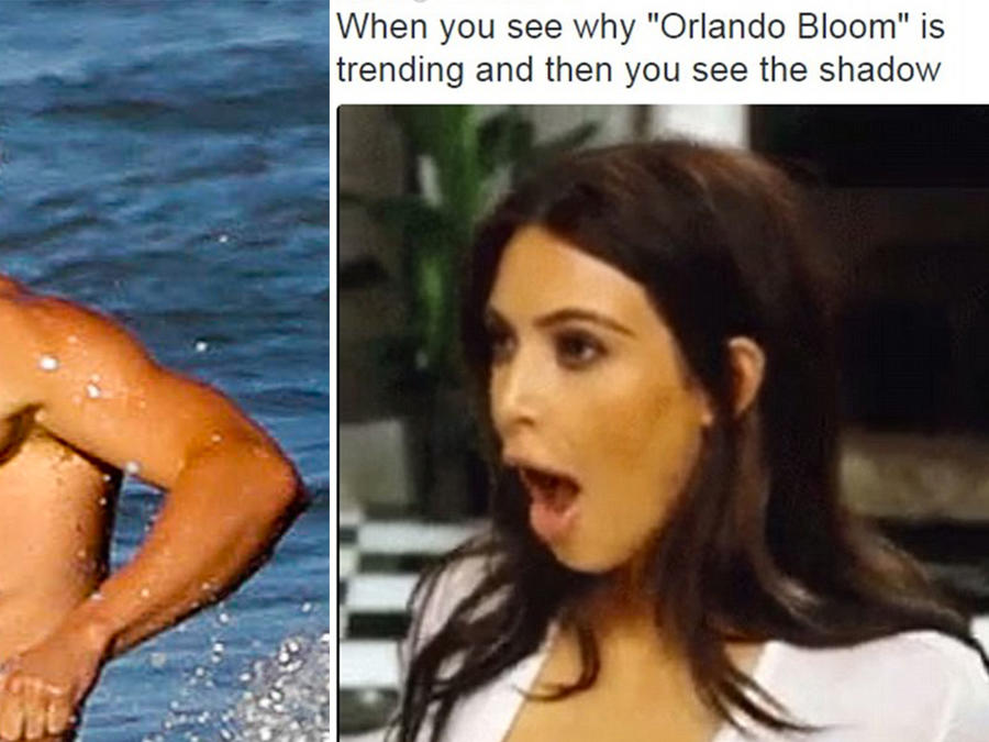 Los mejores memes de la reacción de la gente al ver las fotos de Orlando Bloom Desnudo