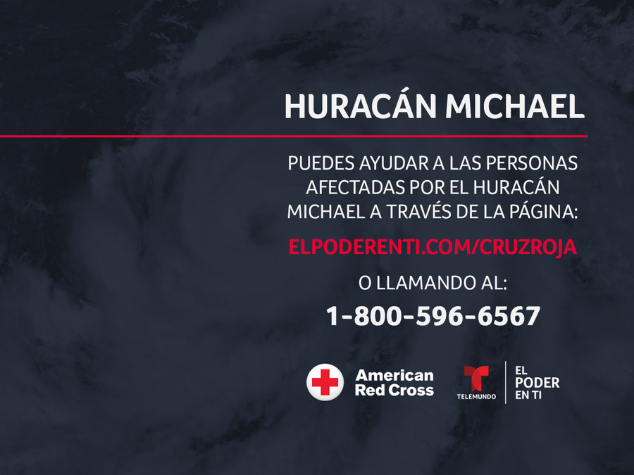 Ayuda a los afectados por el huracán Michael