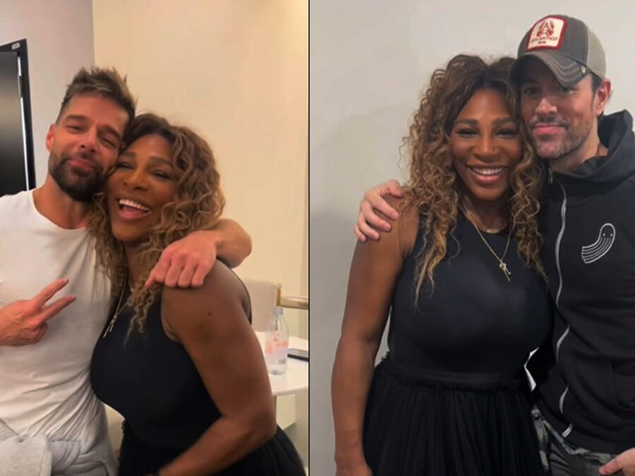Por qué Serena Williams se declaró fan de Pitbull, Ricky Martin y Enrique Iglesias
