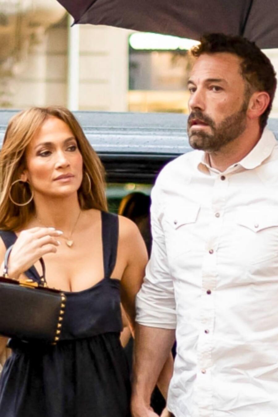 Jennifer Lopez y Ben Affleck en Paris
