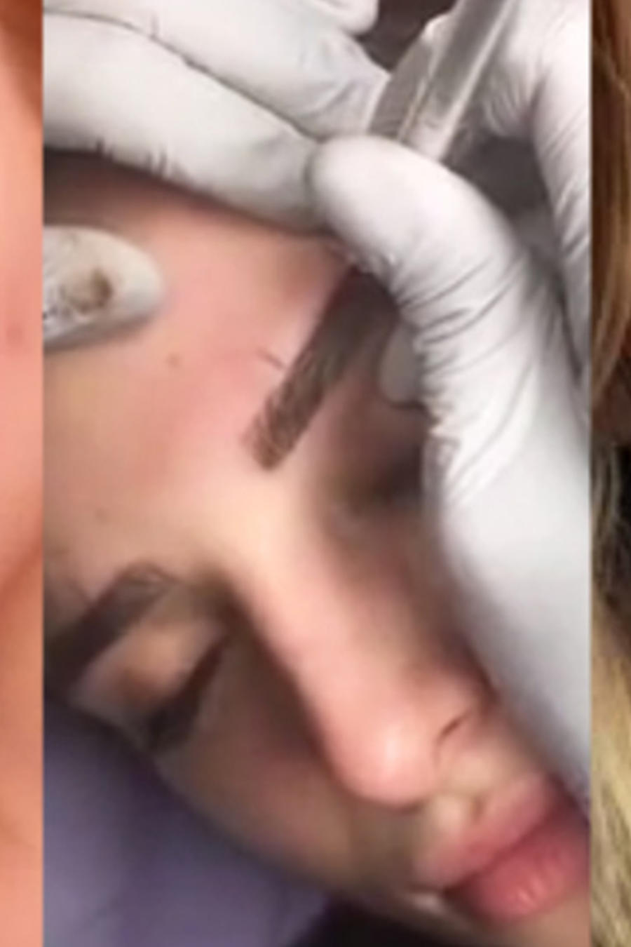 Bella Thorne se tatuó las cejas y lo publicó en Snapchat