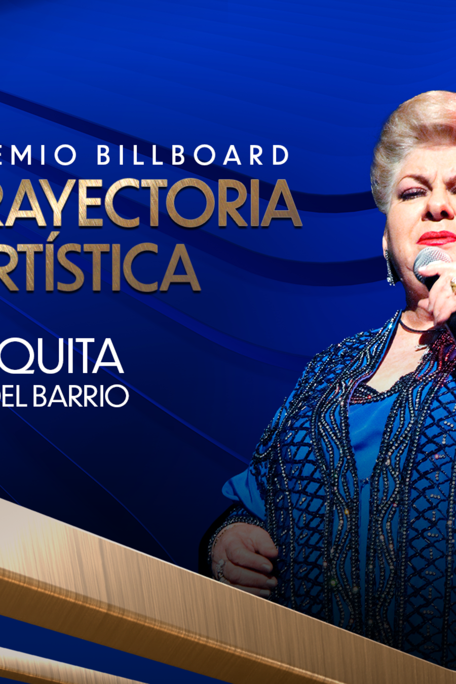 aquita la del Barrio será galardonada con el premio Billboard Trayectoria Artística 