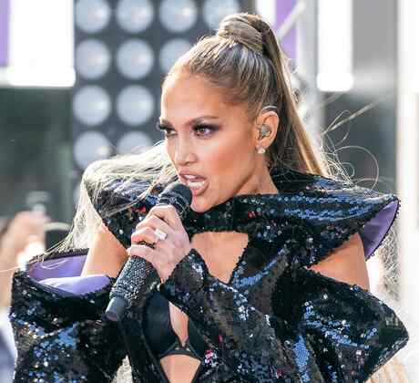 Jennifer Lopez performs at NBC Today Show