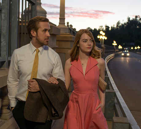 Ryan Gosling and Emma Stone in "La La Land"
