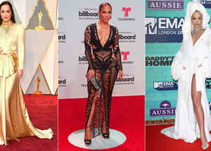 Dakota Johnson, Jennifer Lopez y Rita Ora collage