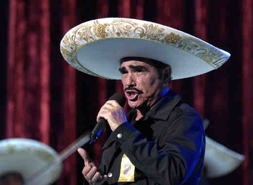 Vicente Fernandez At Latin Grammy Awards Rehearsals